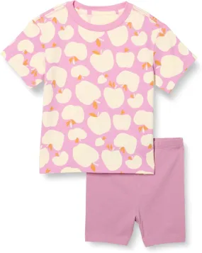 Amazon Essentials Girls and Toddlers' T-Shirt and Bike Short Set