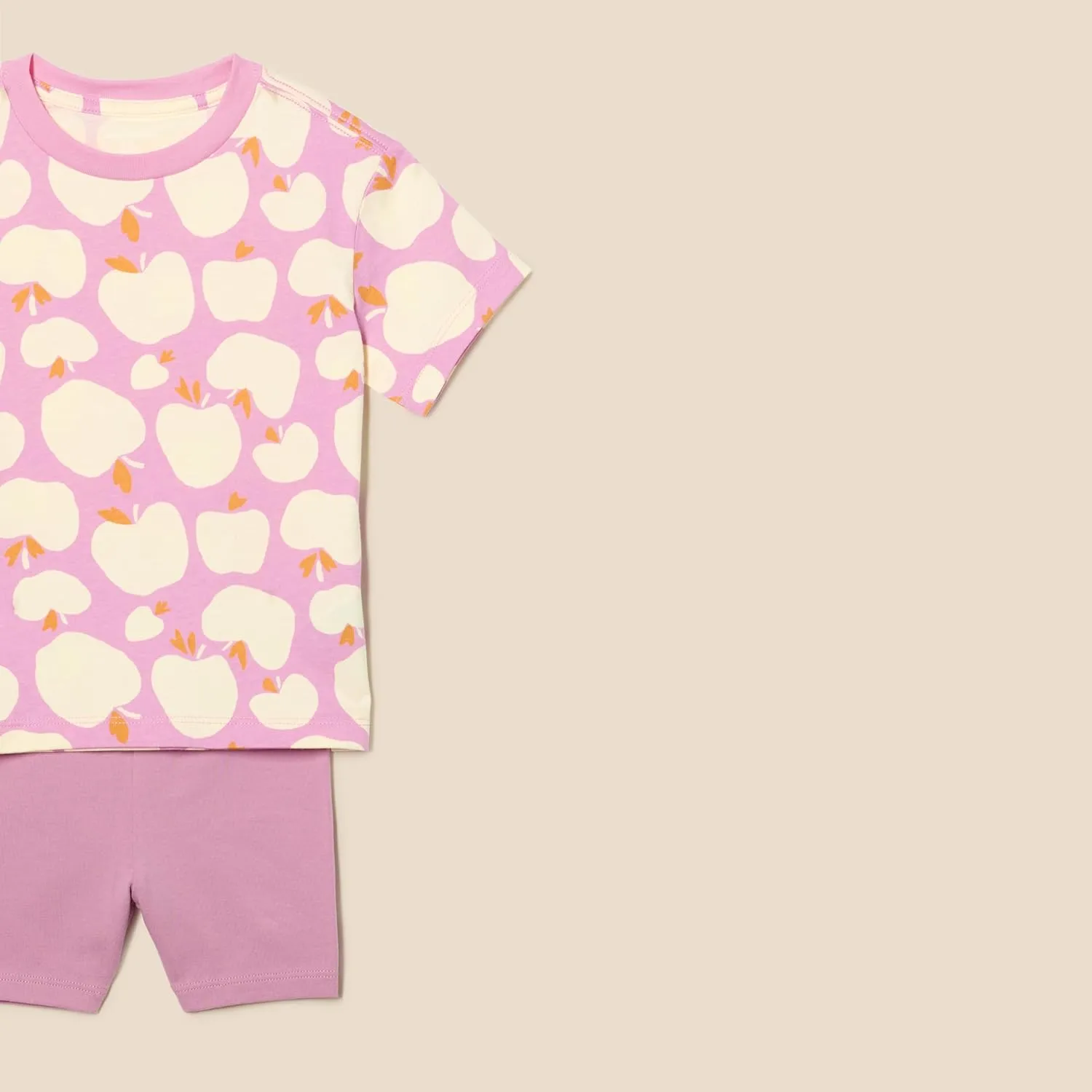 Amazon Essentials Girls and Toddlers' T-Shirt and Bike Short Set