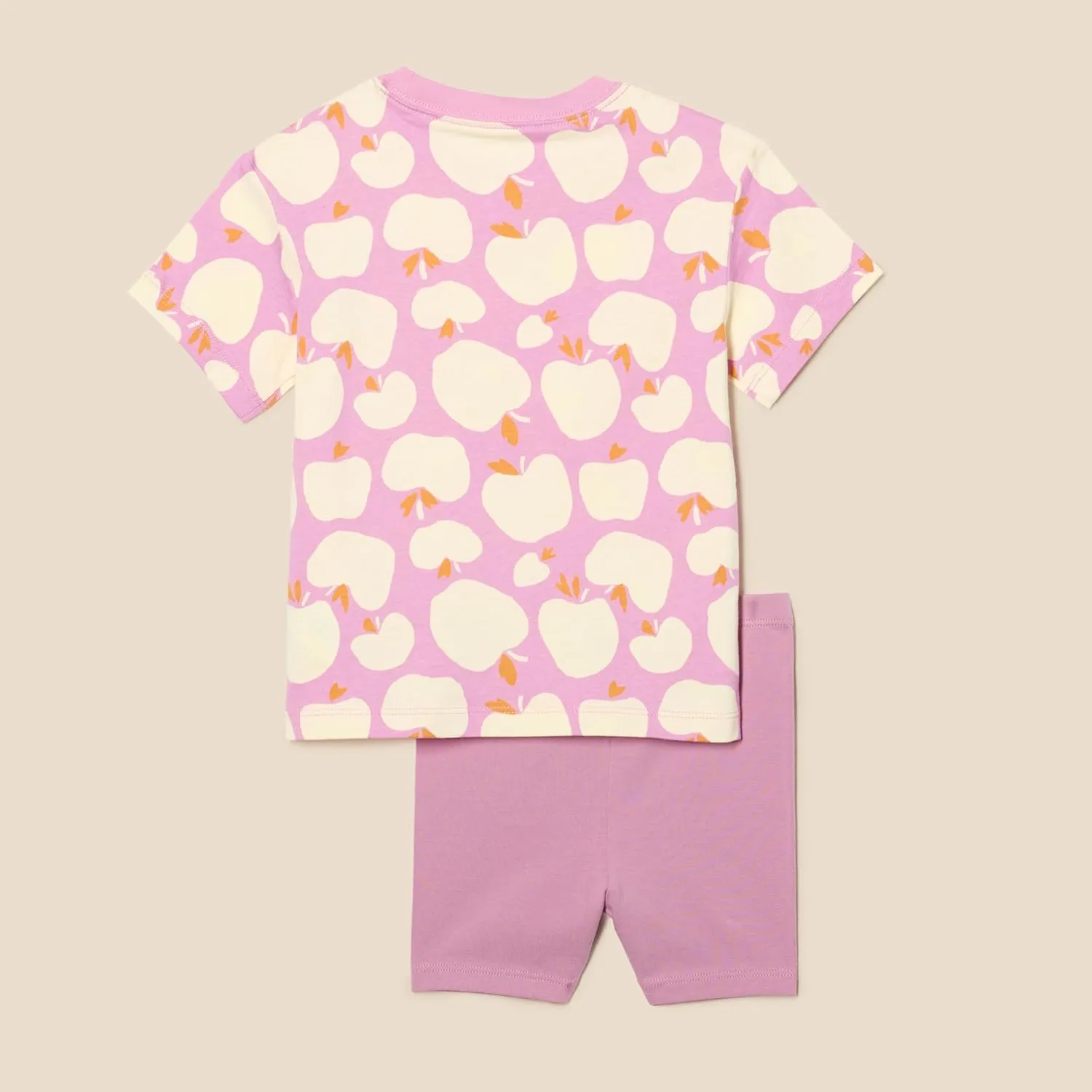 Amazon Essentials Girls and Toddlers' T-Shirt and Bike Short Set