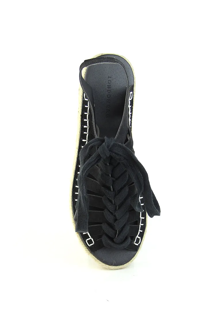 Black Peep Toes Sandals