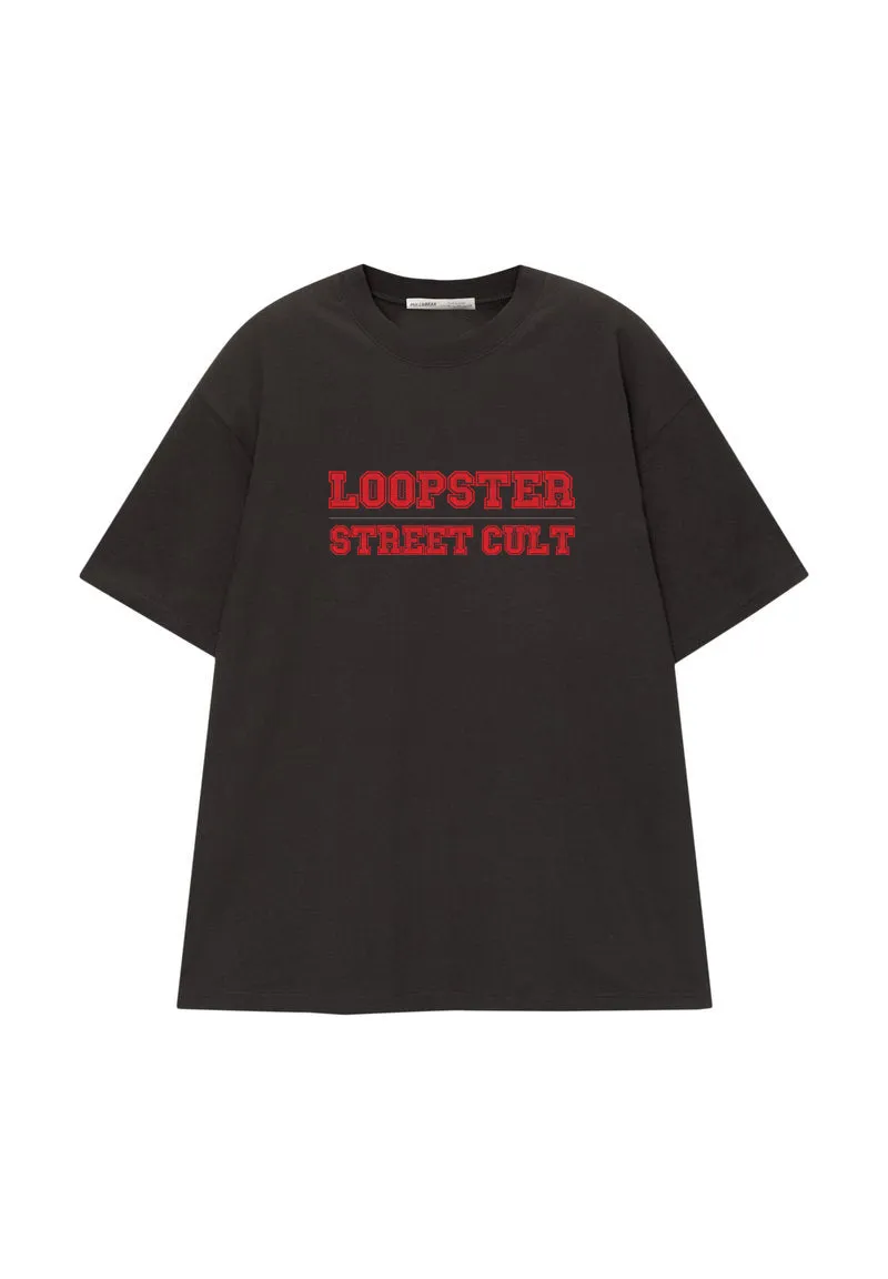 Black Premium Relaxed Fit Street Cult T-shirt (230 GSM)