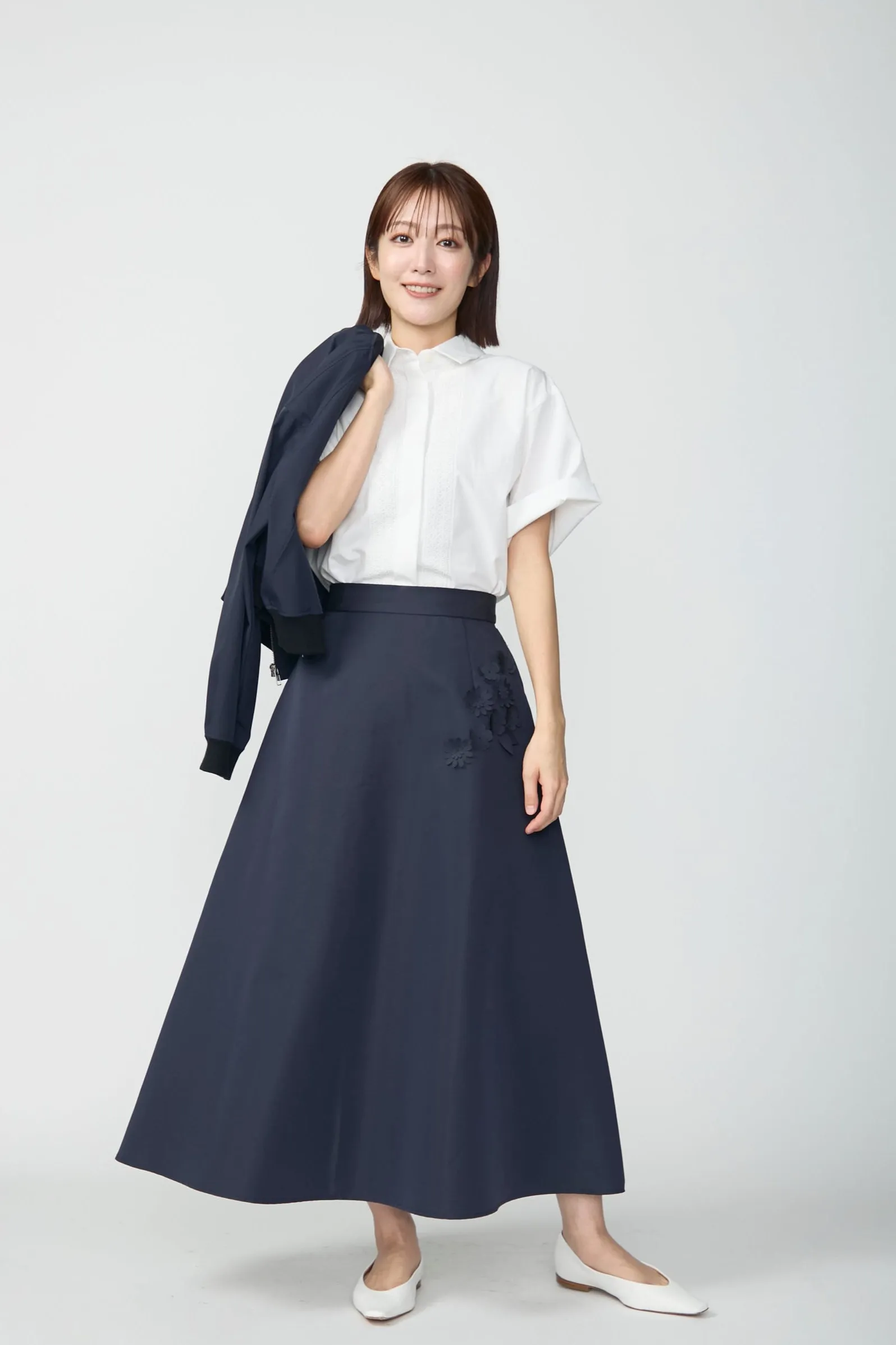 Casual date shirt(White)