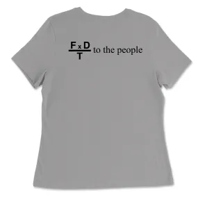 Commonwealth CrossFit Power to the People Womens - Relaxed Jersey T-Shirt
