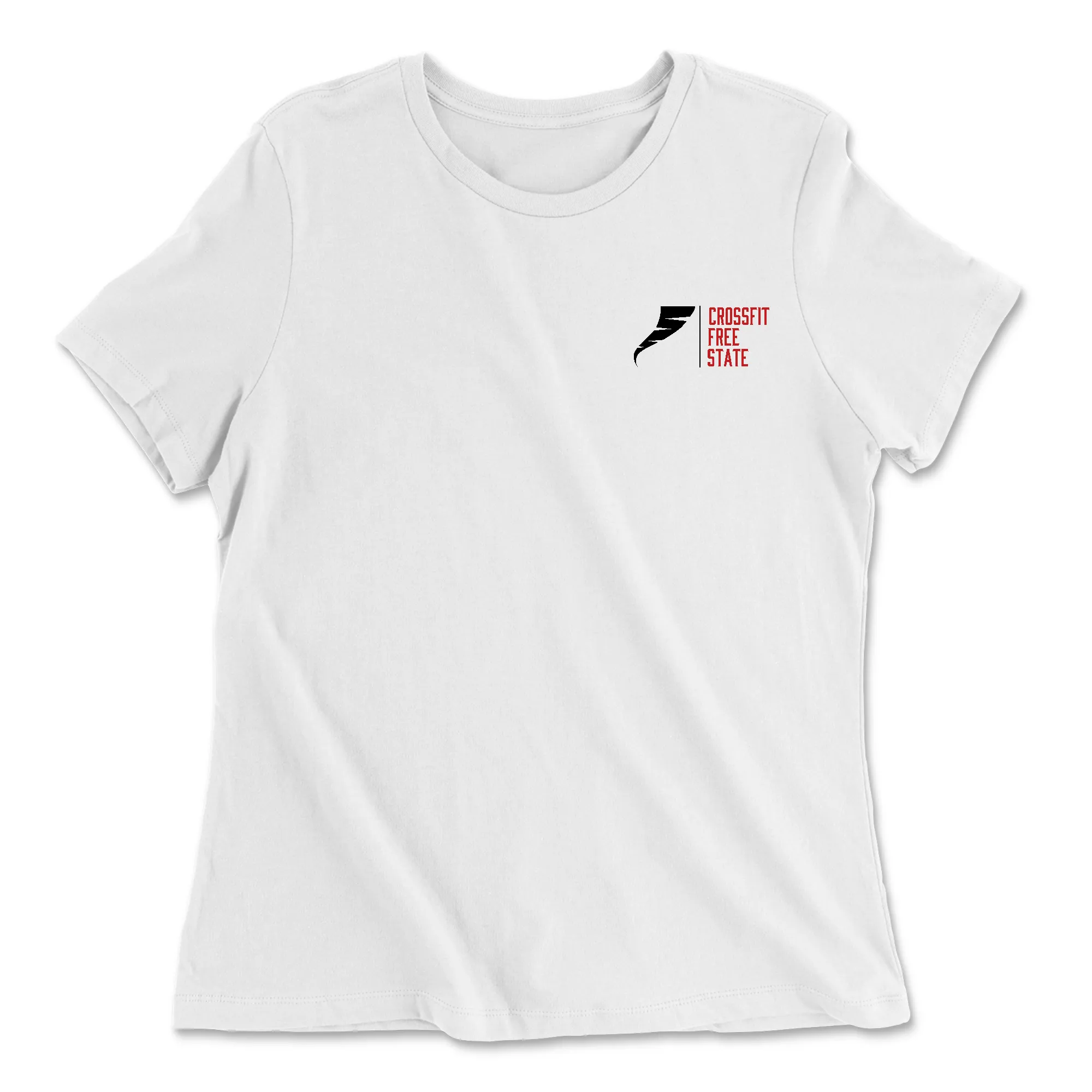 CrossFit Free State Pocket (Black) Womens - Relaxed Jersey T-Shirt