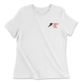 CrossFit Free State Pocket (Black) Womens - Relaxed Jersey T-Shirt