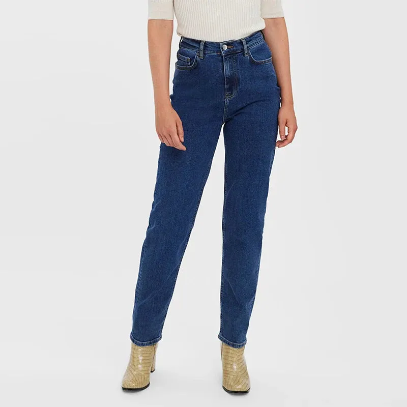 DressBetty - Stretchy Black Straight Jeans for Tall 100kgs Ladies