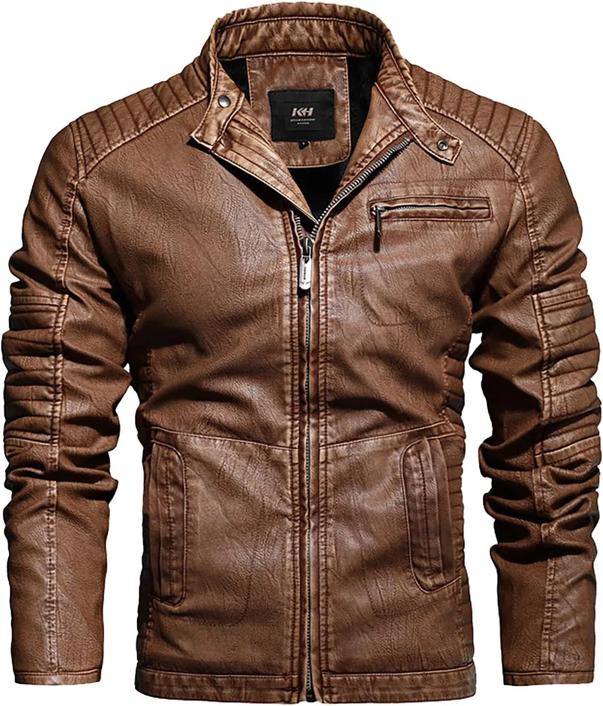 DuDubaby Men Casual Winter Warm Top Blouse Thickening Coat Outwear Top Blouse Jacket