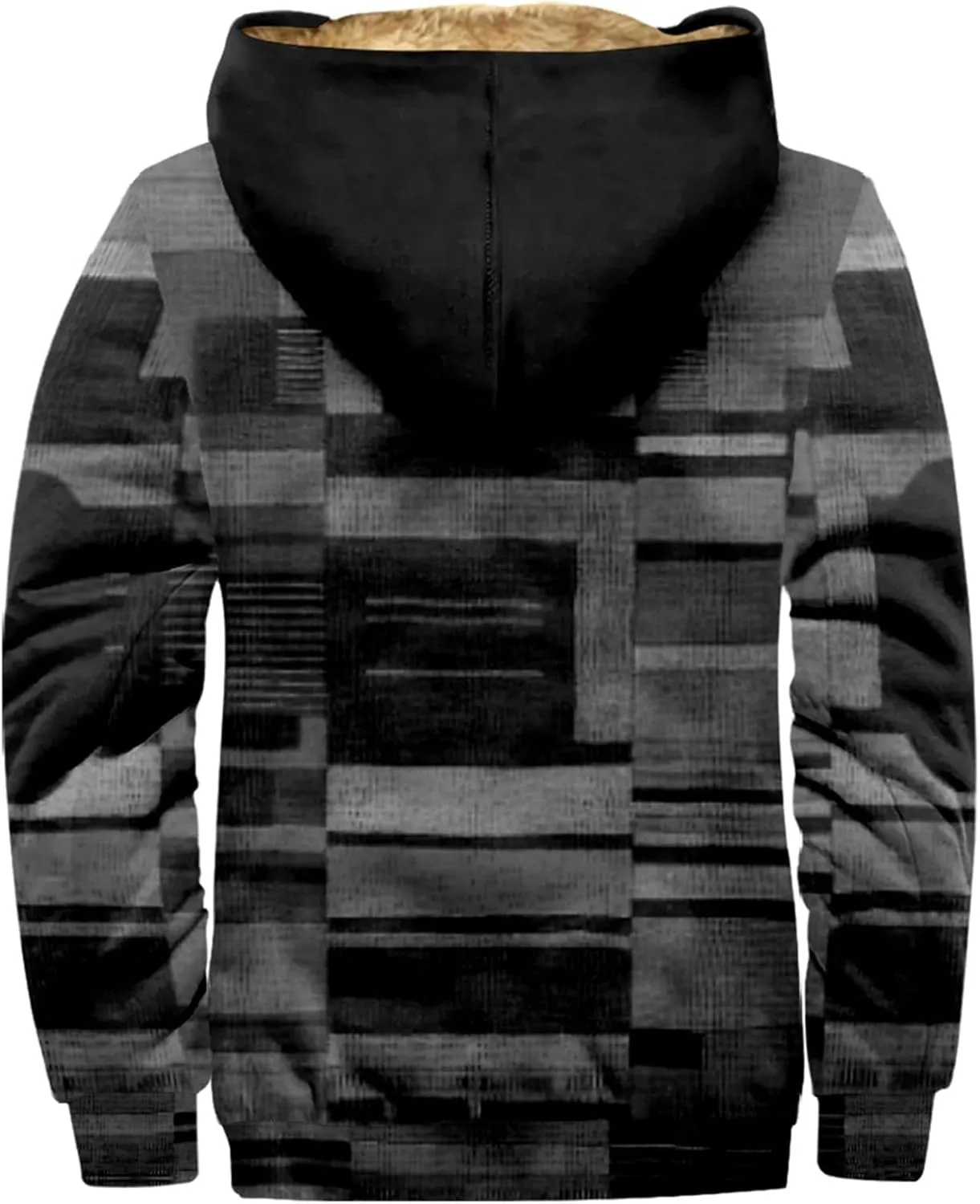 Gentle Casual Novelty Coats Long Sleeve Zipper Hooded Comfortable Fit Coat Outerwear Coats for Men