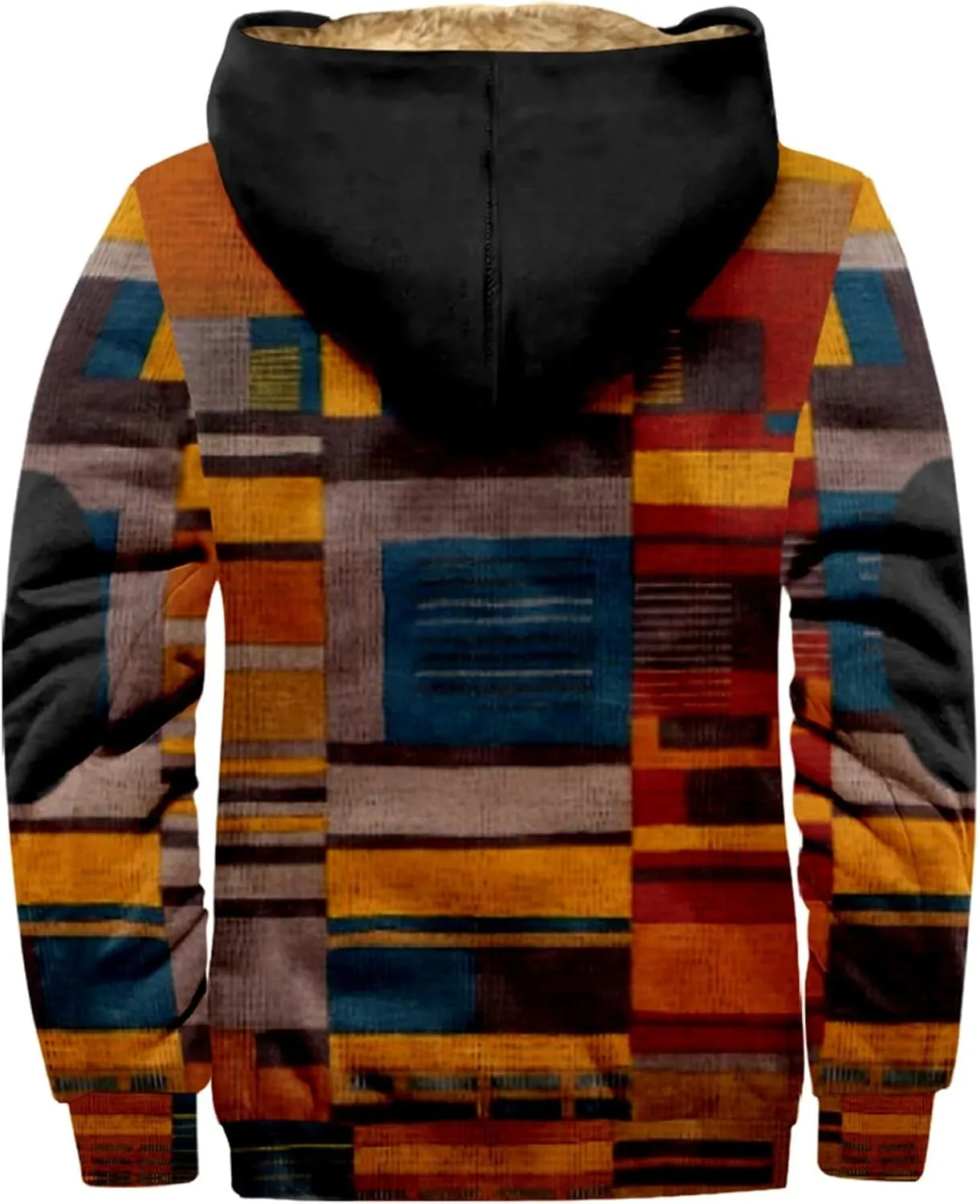 Gentle Casual Novelty Coats Long Sleeve Zipper Hooded Comfortable Fit Coat Outerwear Coats for Men