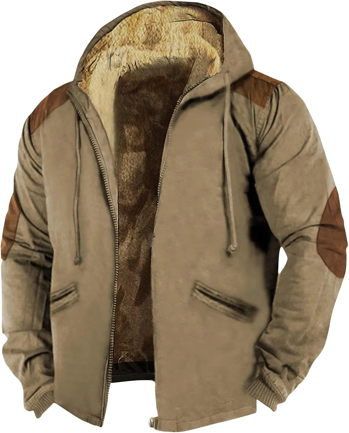 Gentle Fashion Outdoor Jacket Long Sleeve Zipper Hooded Comfortable Fit Coat Cycling Jackets for Men