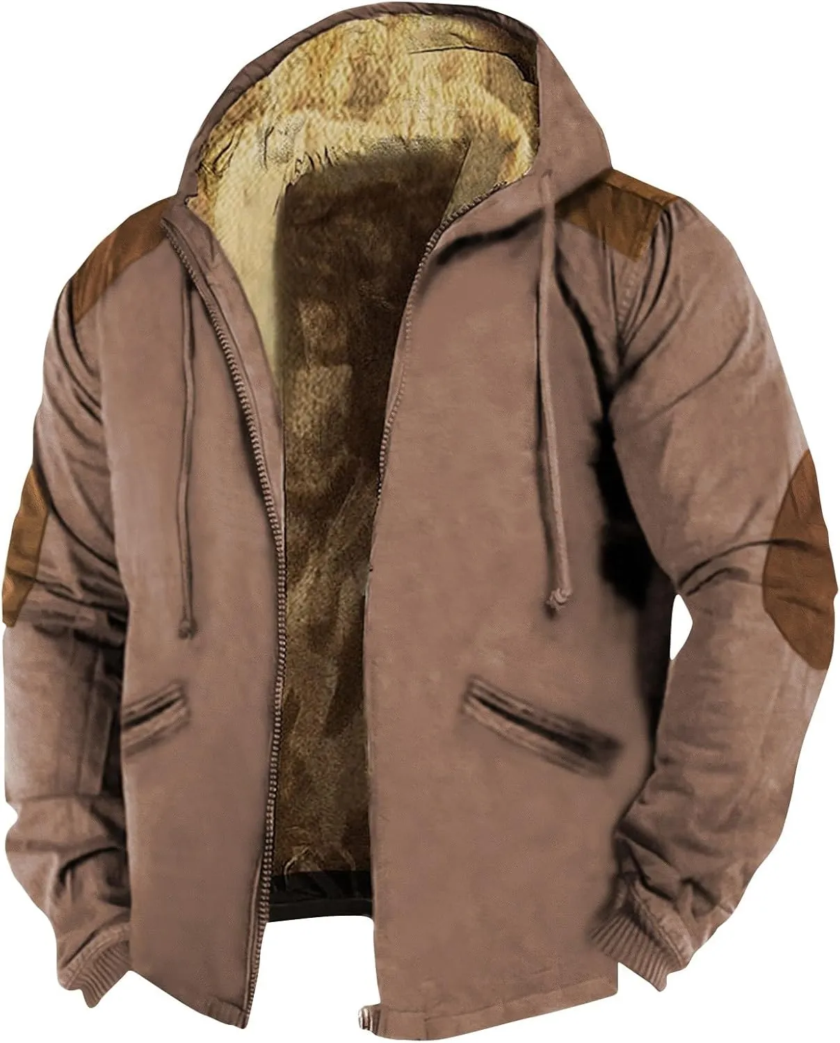 Gentle Fashion Outdoor Jacket Long Sleeve Zipper Hooded Comfortable Fit Coat Cycling Jackets for Men