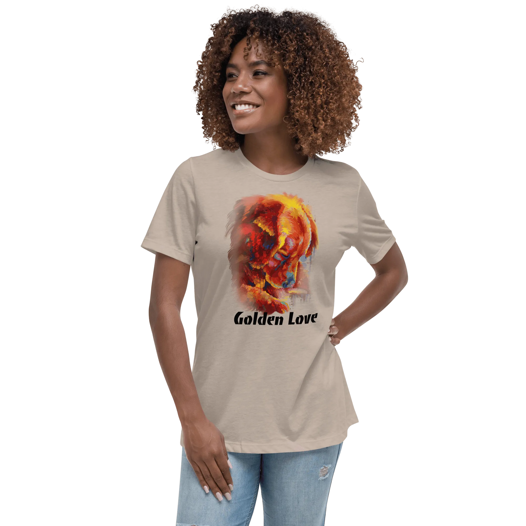 Golden Love Relaxed T-Shirt