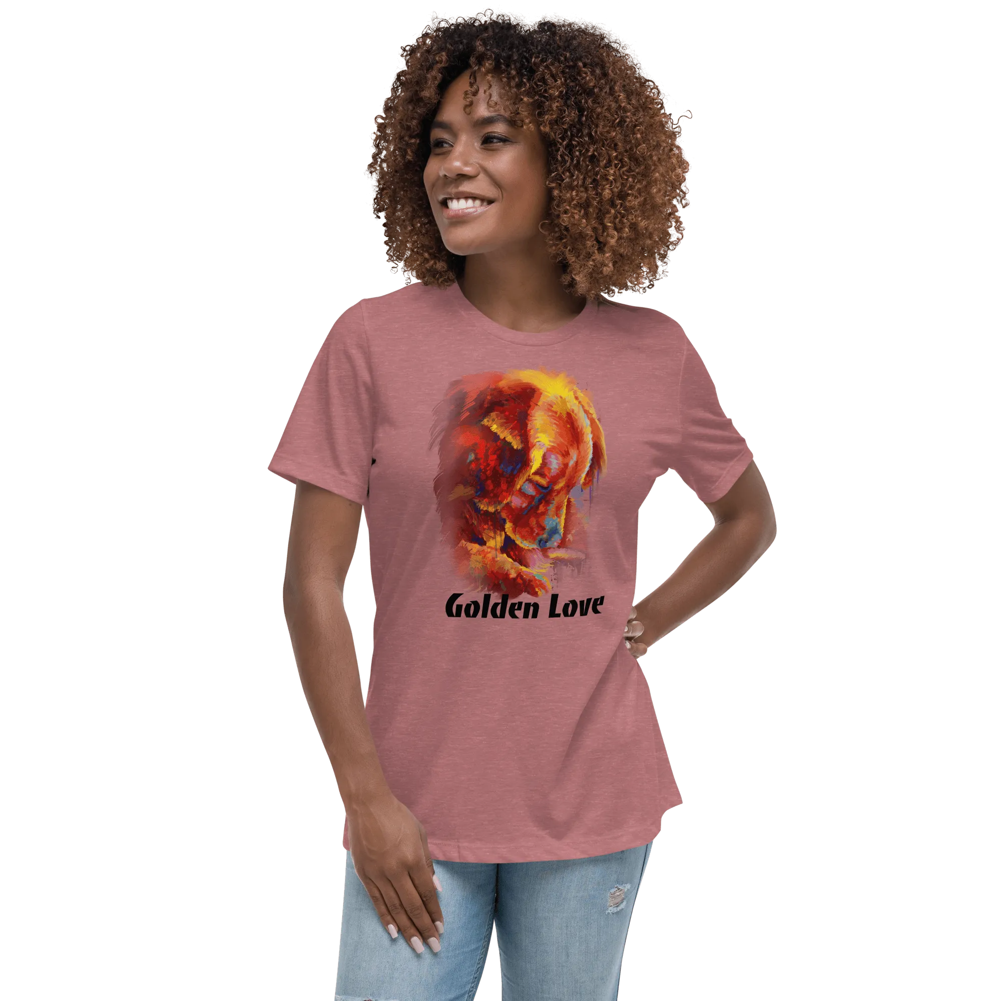 Golden Love Relaxed T-Shirt