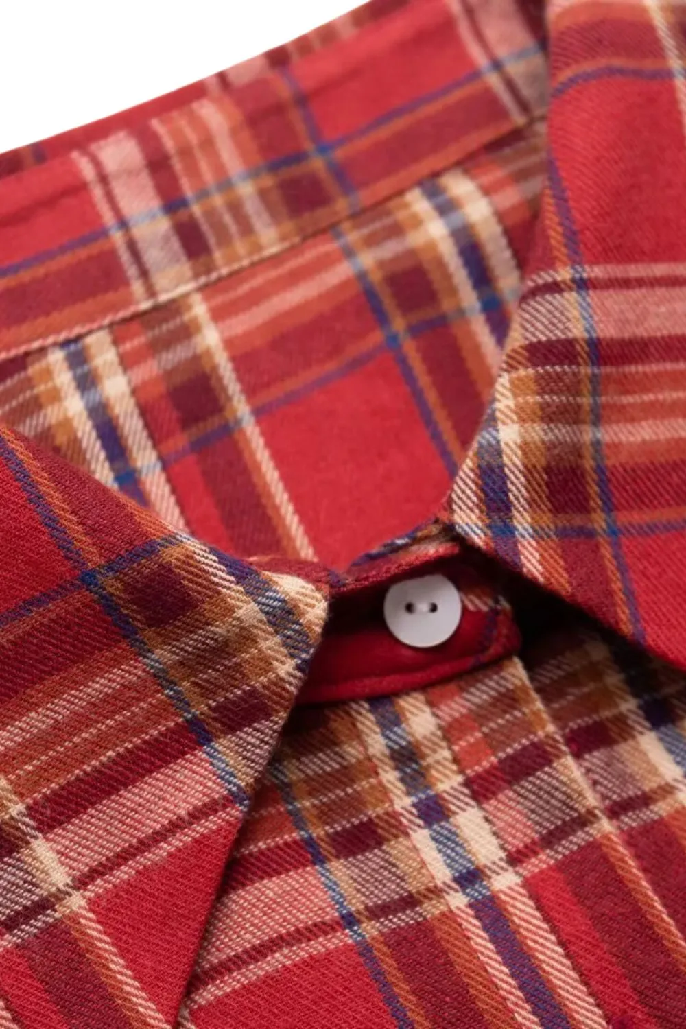 ‘Lauren’ Casual Collar Plaid Shirt