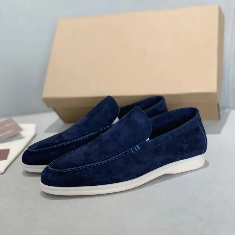Loafers i mockaläder för män