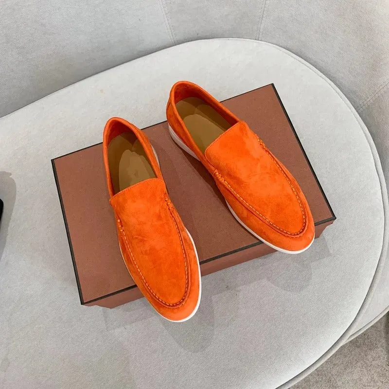 Loafers i mockaläder för män