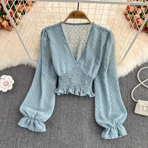 Long Sleeve Crop Top