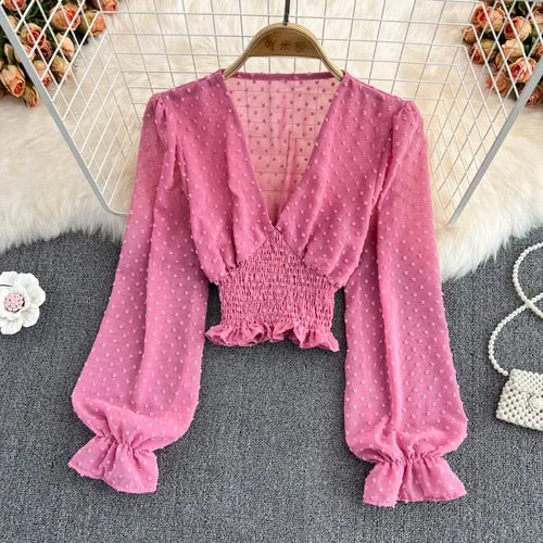 Long Sleeve Crop Top