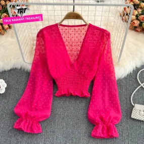 Long Sleeve Crop Top