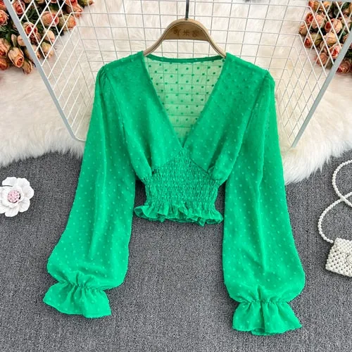 Long Sleeve Crop Top
