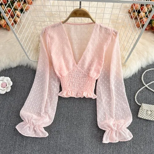 Long Sleeve Crop Top