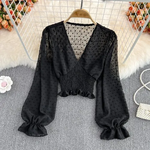 Long Sleeve Crop Top