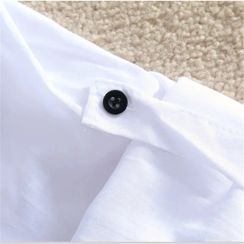 Lucy – Long Sleeve Turn-Down Collar Blouse with Bow Tie
