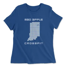 Mad Apple CrossFit Indiana Womens - Relaxed Jersey T-Shirt