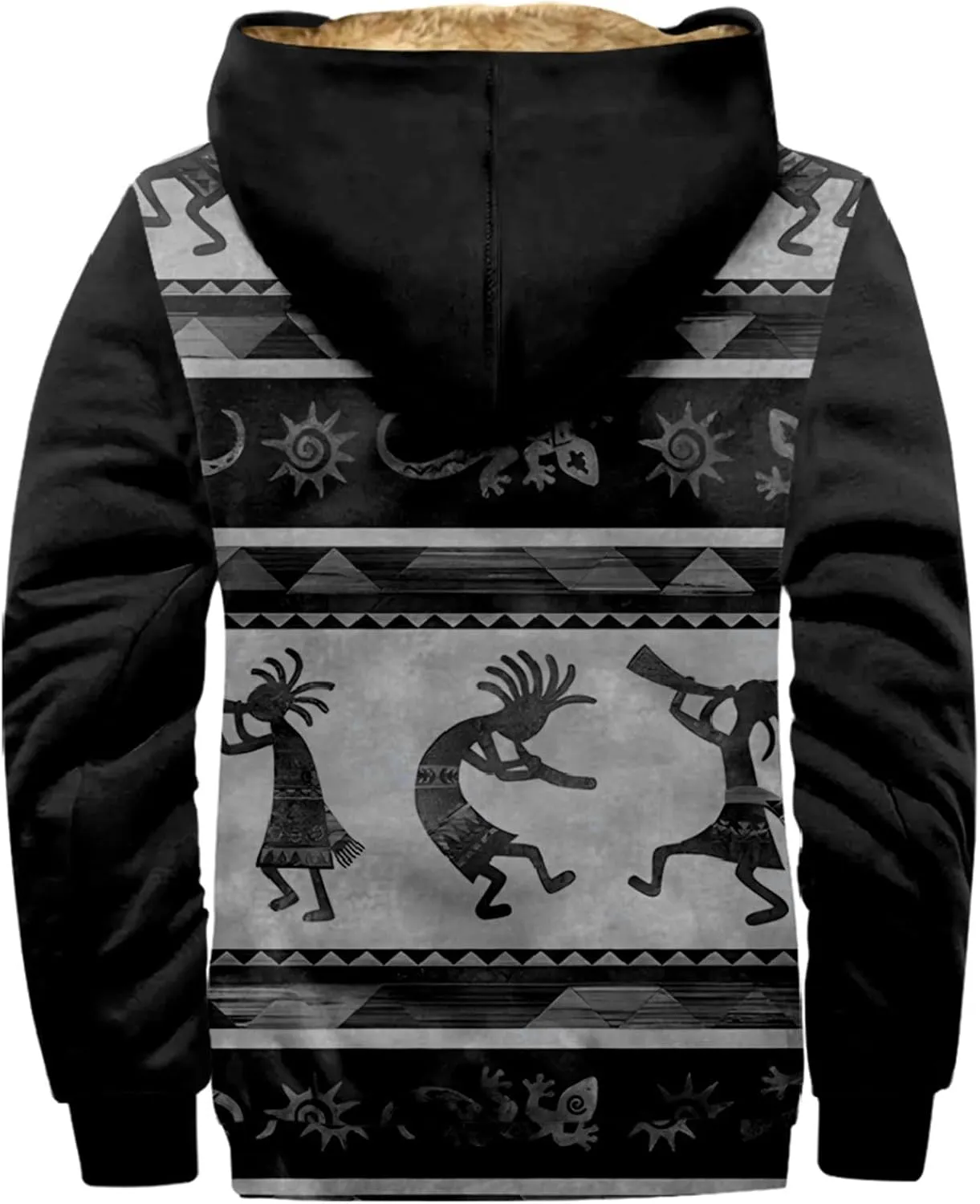 Men's Fashion Novelty Sweatshirts Long Sleeve Zipper Hooded Comfortable Coat Jacket for Men