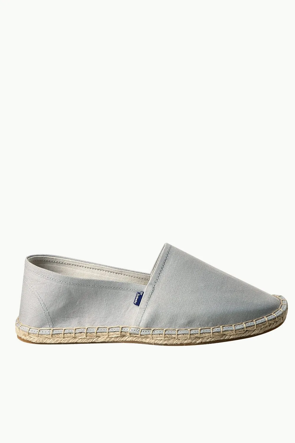 Men's Light Grey Canvas Basque Espadrilles