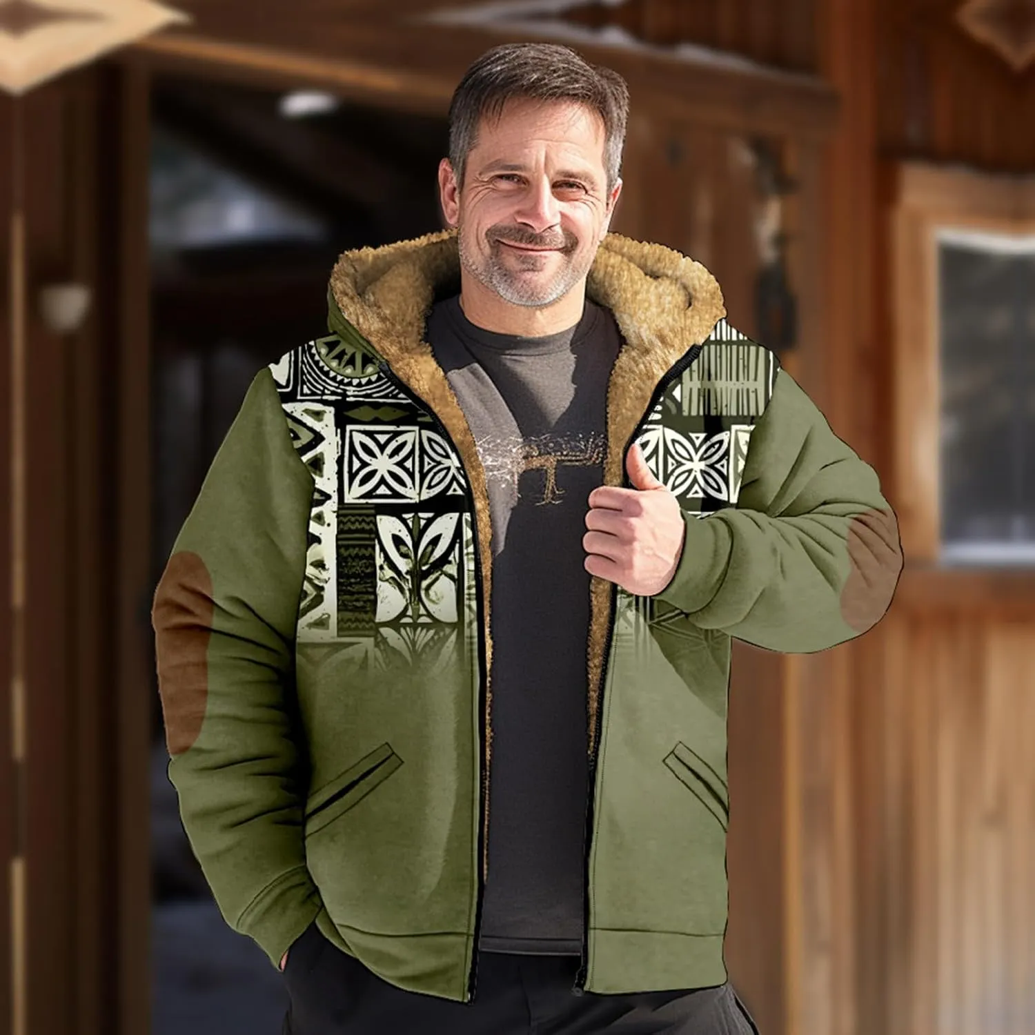 Mens Lightweight Jacket Coats Long Sleeve Zipper Hooded Comfortable Coat Novelty Sweatshirts for Men