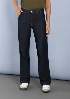 MORE AND MORE<BR>
Bootcut Jeans<BR>
Denim Blue<BR>