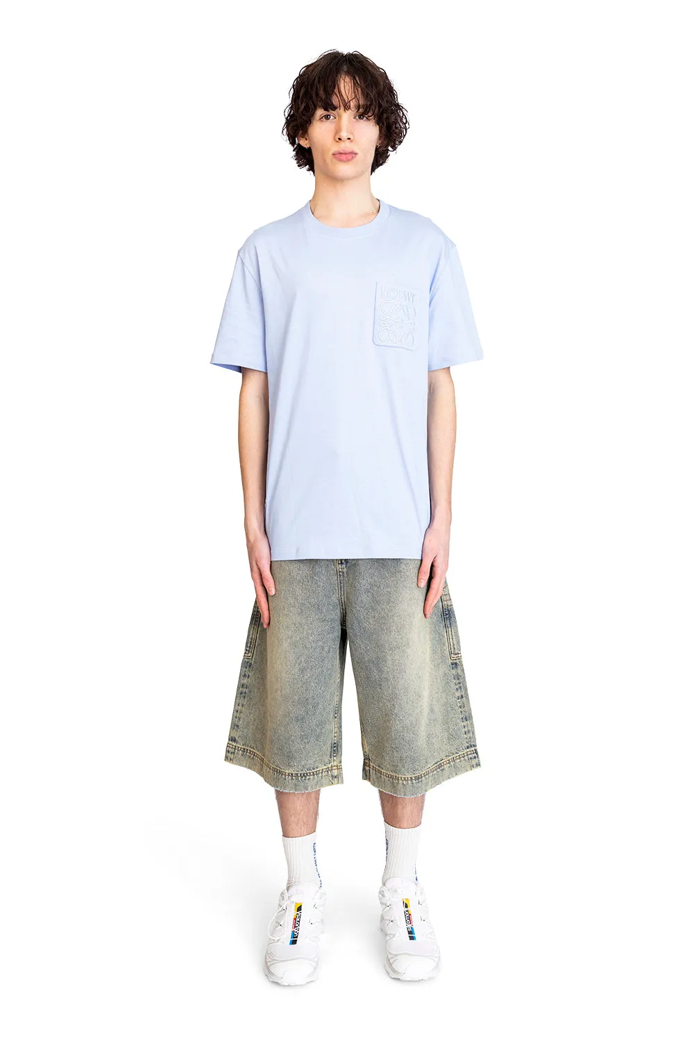 RELAXED FIT T-SHIRT LIGHT BLUE