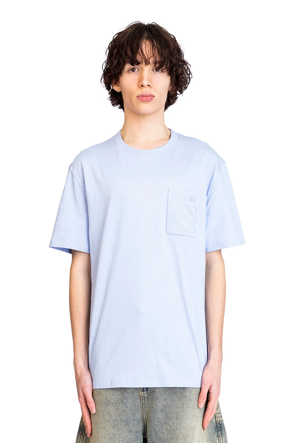 RELAXED FIT T-SHIRT LIGHT BLUE