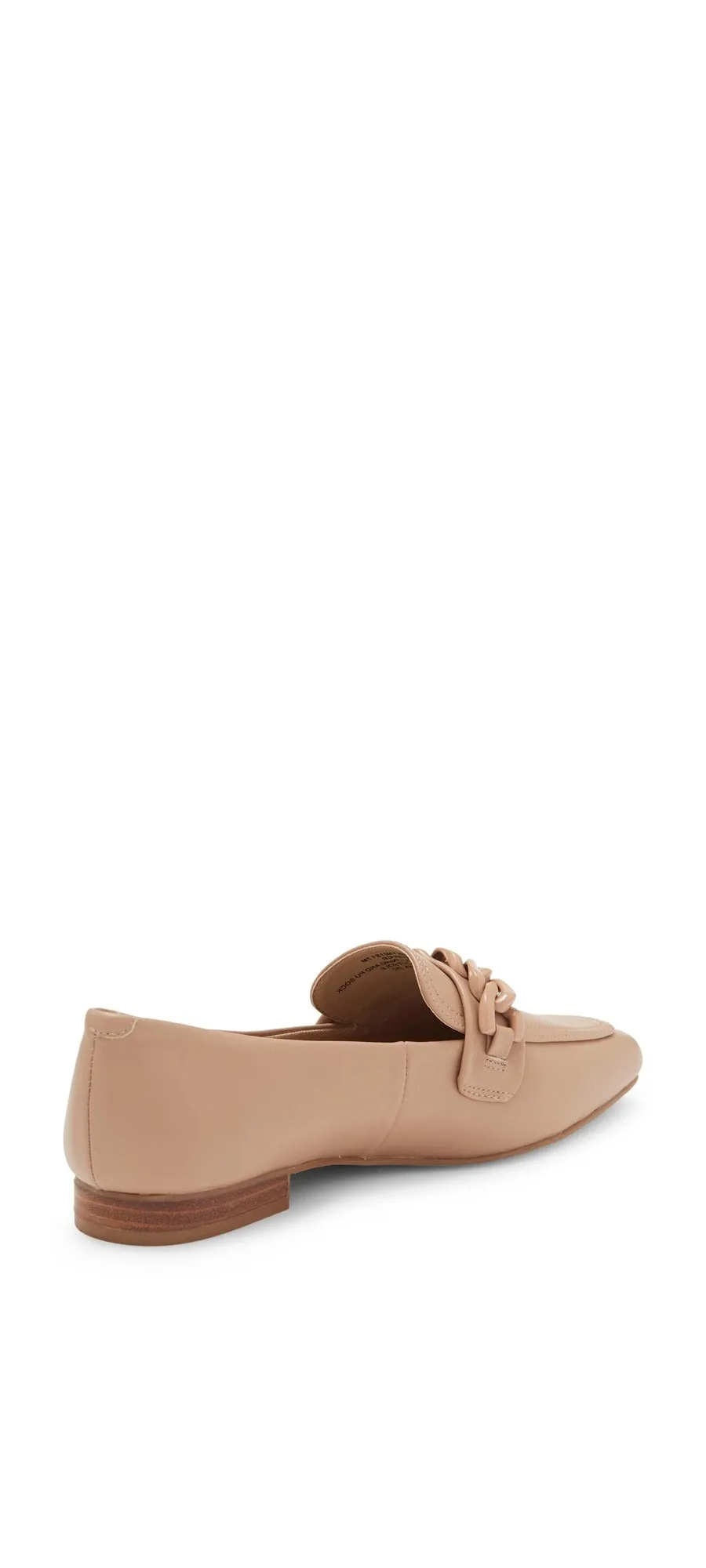 Steve Madden Rilynn Tan Leather Fashion SLip On Chained Pointed Toe Loafer Shoes