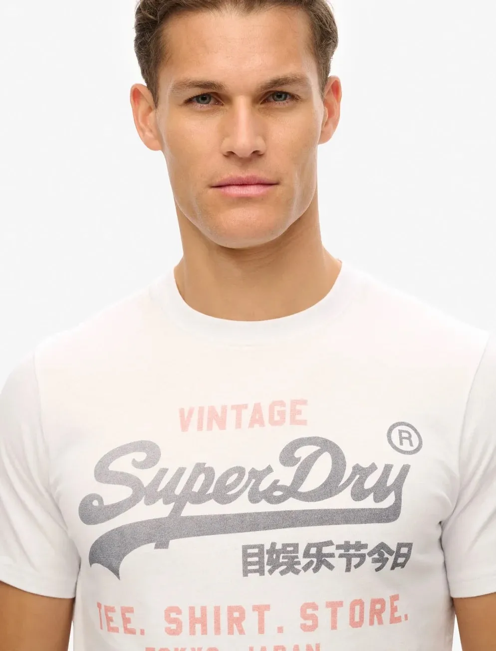 Superdry Vintage Logo Heritage Relaxed T-Shirt - Optic
