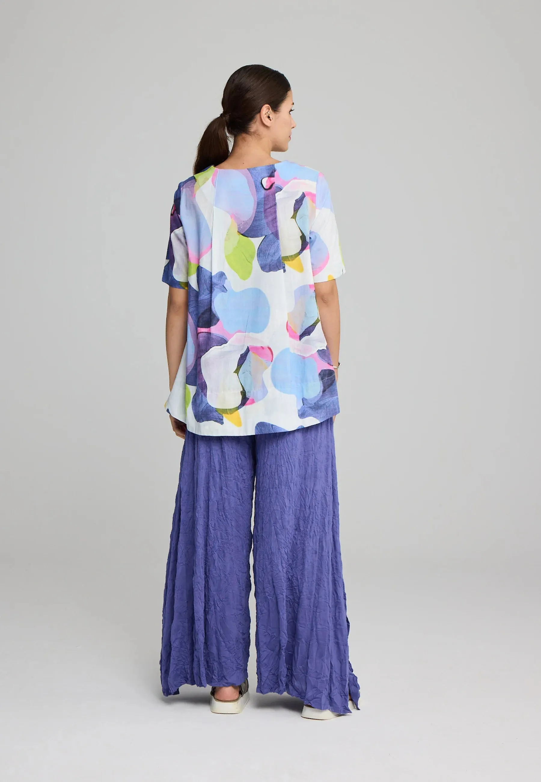 TALORA – Wrinkled Jersey Pants
