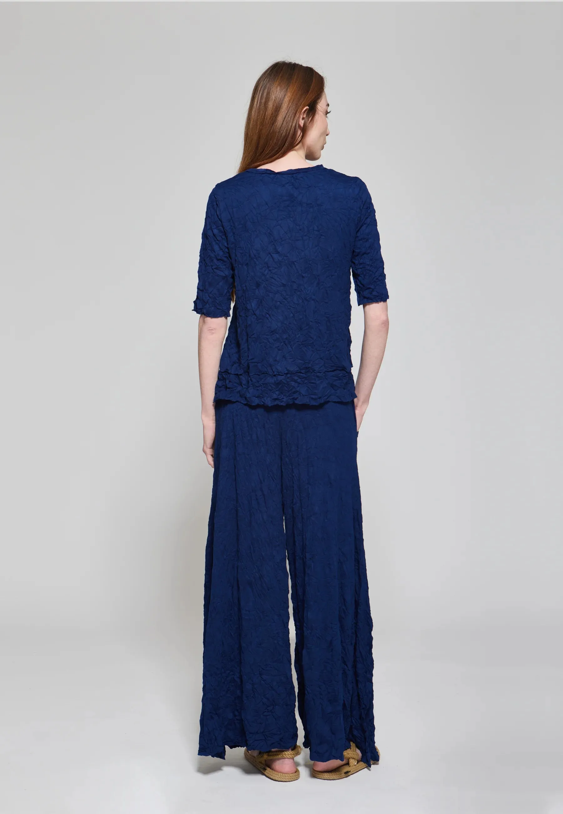 TALORA – Wrinkled Jersey Pants
