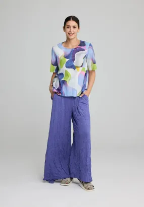 TALORA – Wrinkled Jersey Pants