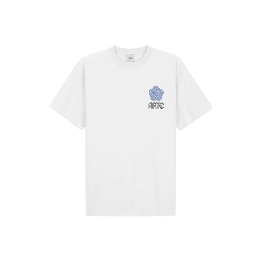 Teo Circle Flower T-shirt (white)
