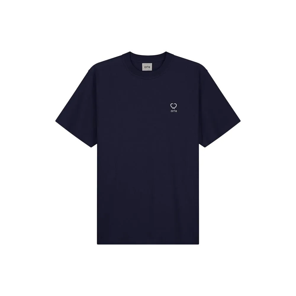 Teo Small Heart T-shirt (navy)