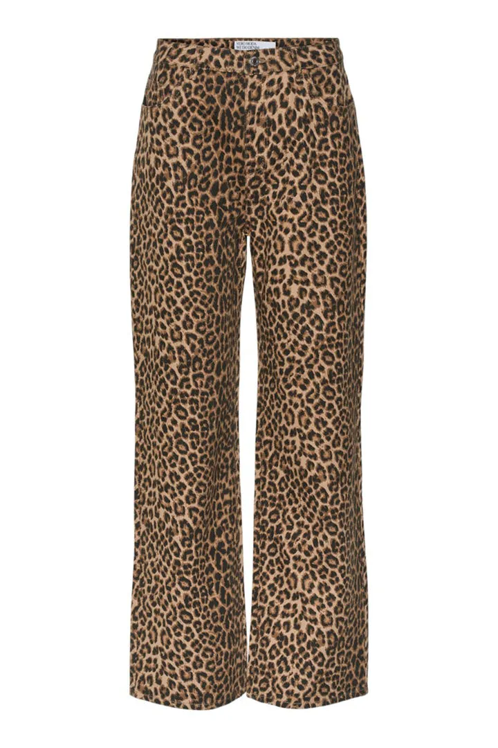 Tessa HighRise Wide Stretch Leo Jeans
