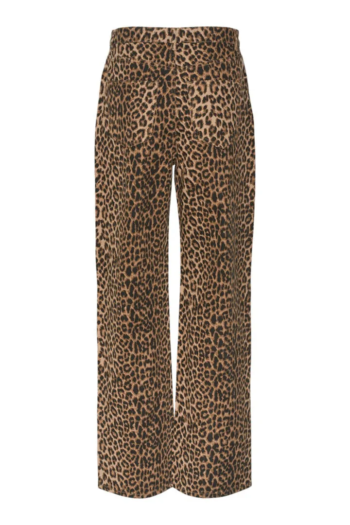 Tessa HighRise Wide Stretch Leo Jeans