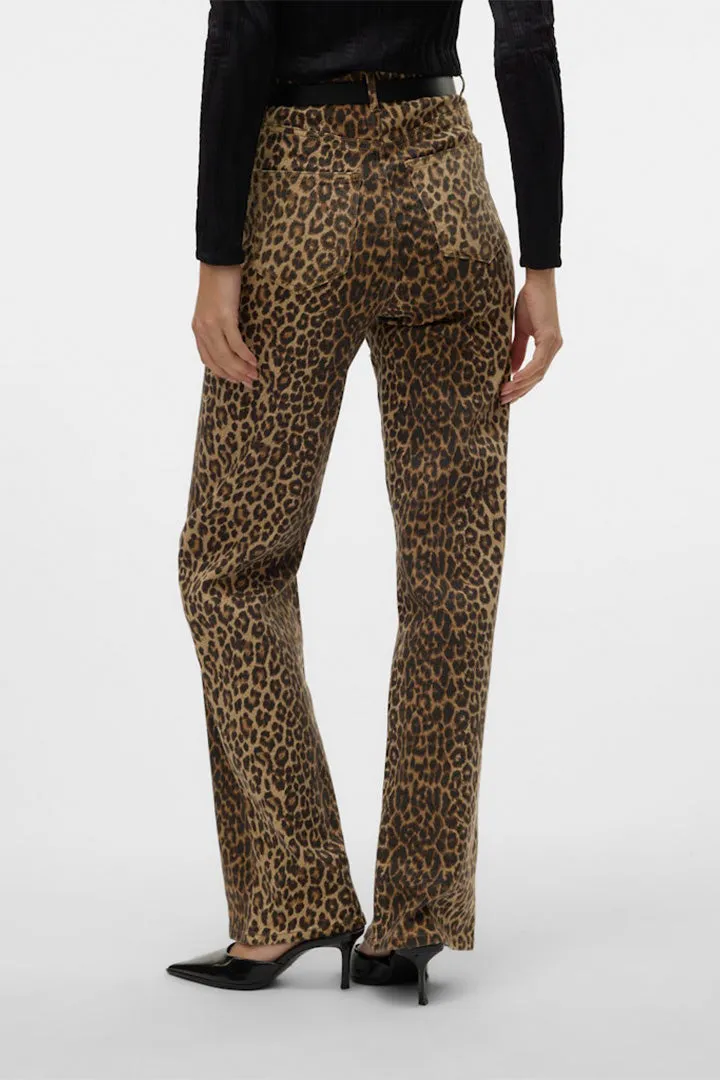 Tessa HighRise Wide Stretch Leo Jeans