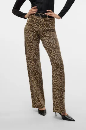 Tessa HighRise Wide Stretch Leo Jeans