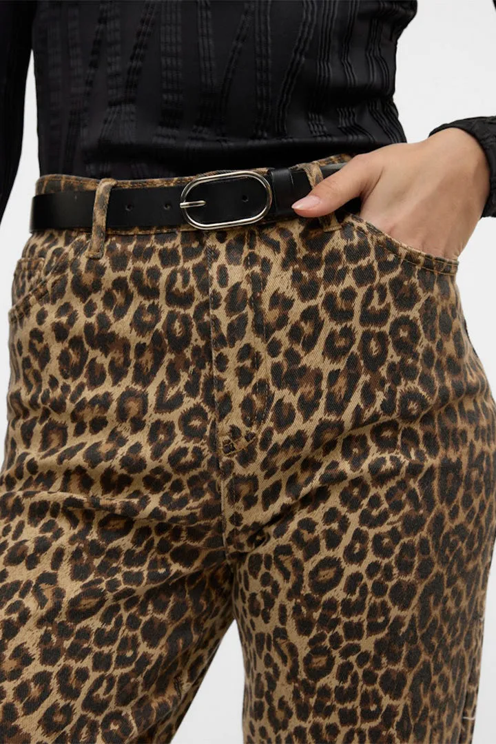 Tessa HighRise Wide Stretch Leo Jeans