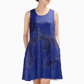 The Great Lakes Blue Marine Sundress