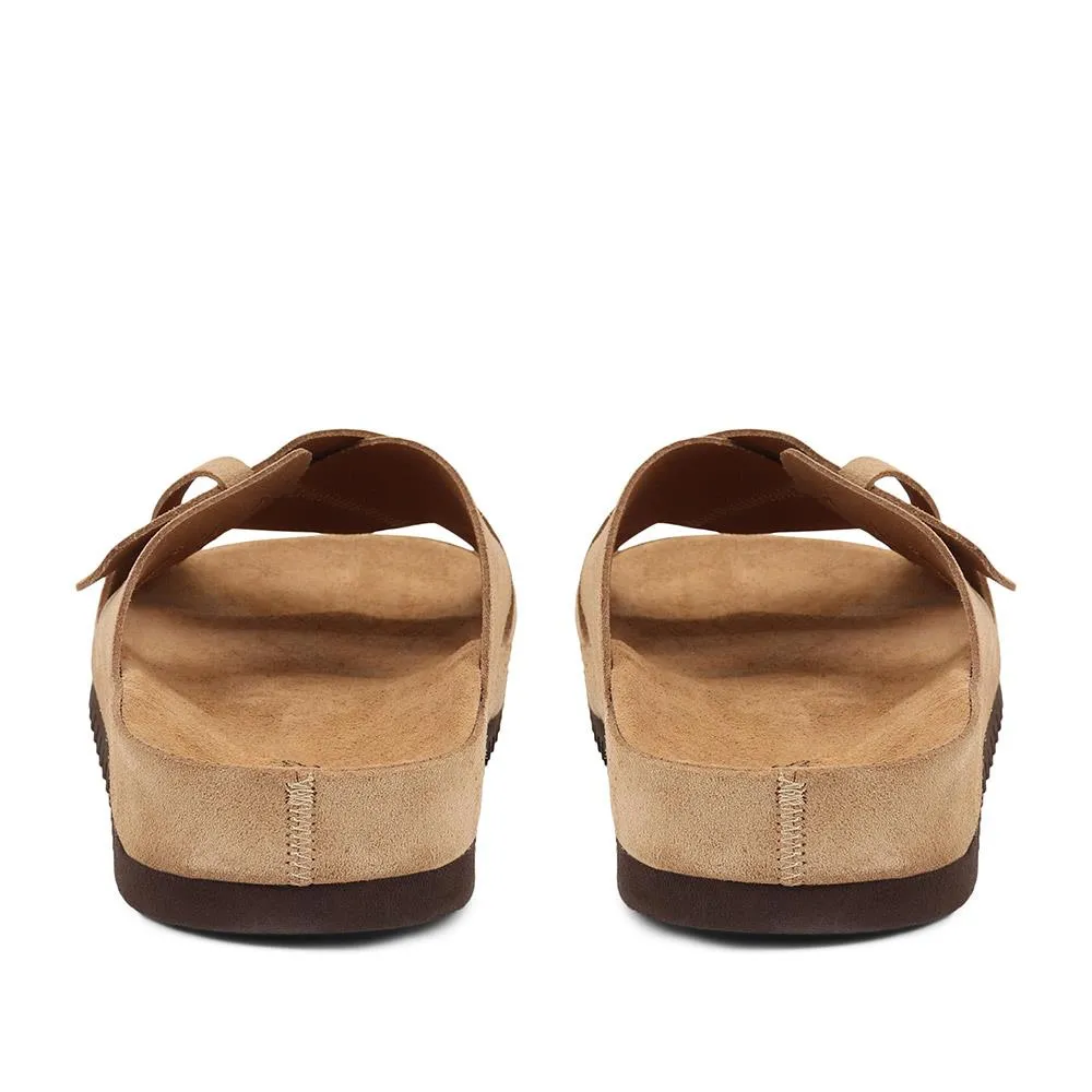 Wavy Leather Mules - WAVY / 325 411