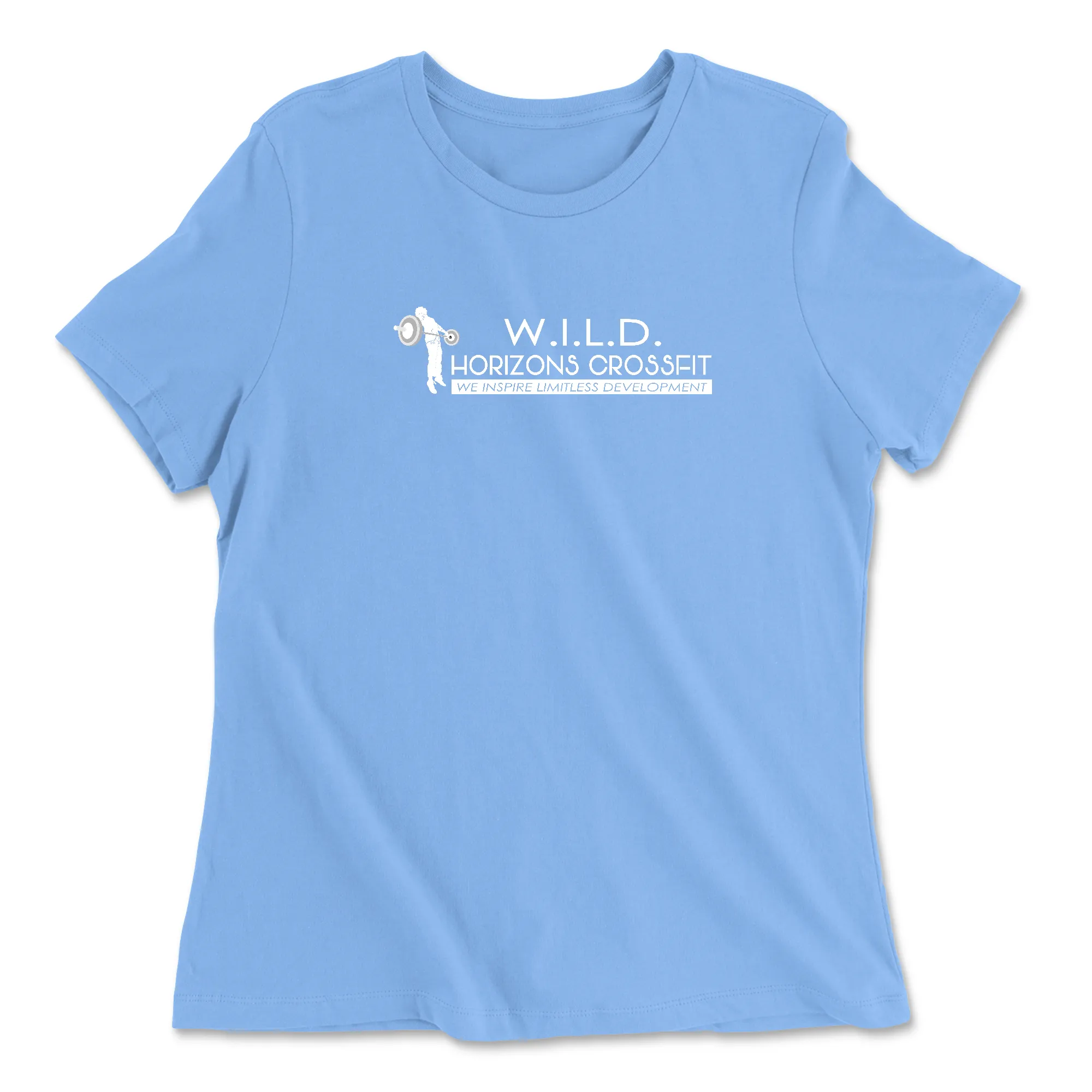 Wild Horizons CrossFit White Womens - Relaxed Jersey T-Shirt