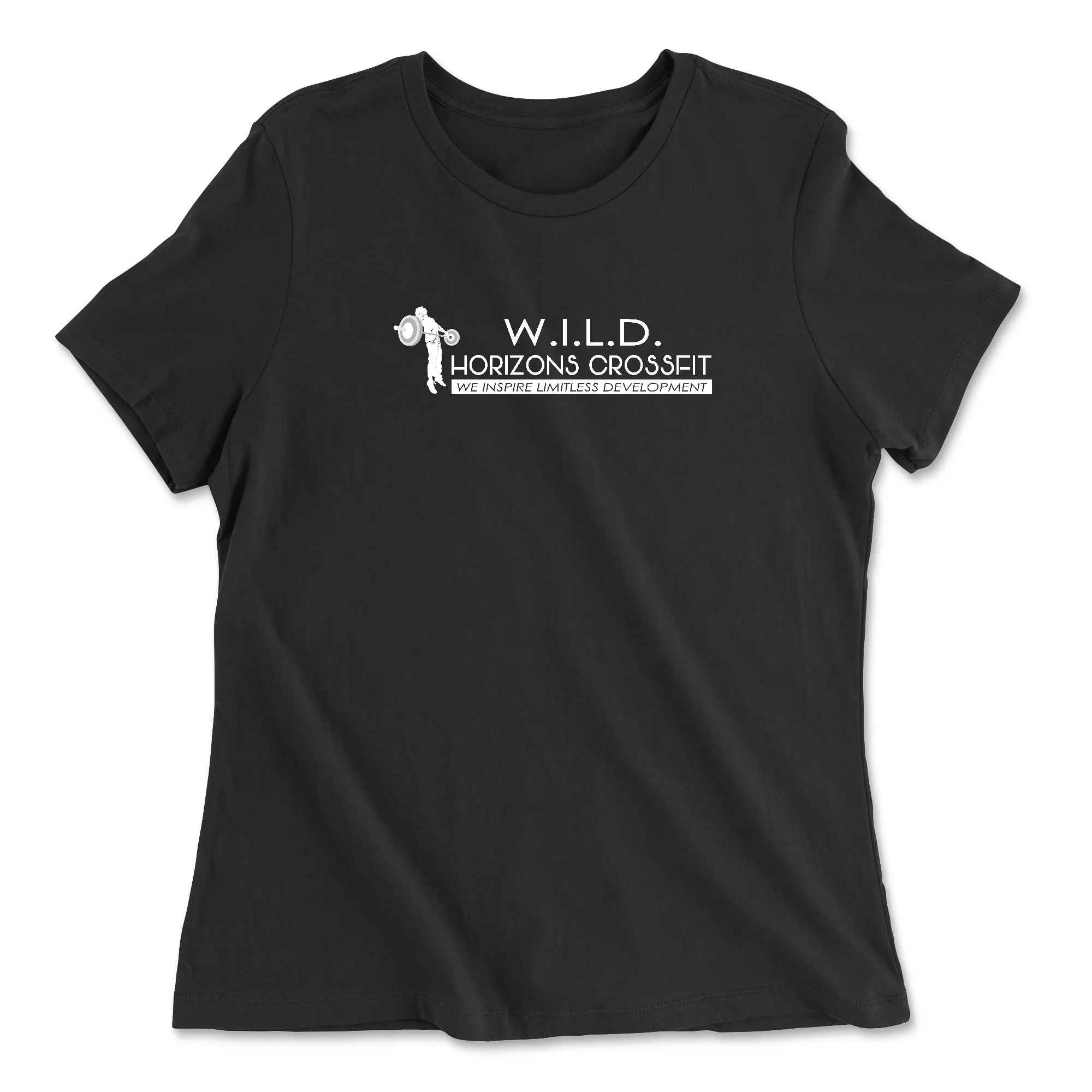 Wild Horizons CrossFit White Womens - Relaxed Jersey T-Shirt